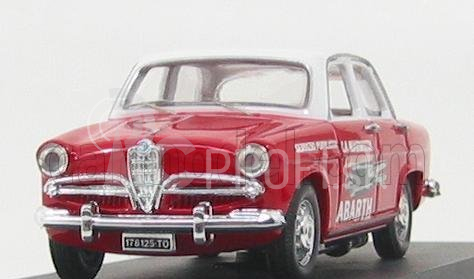 Rio-models Alfa romeo Giulietta Servizio Marmitte Abarth 1957 1:43 červená biela