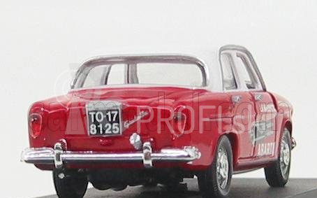 Rio-models Alfa romeo Giulietta Servizio Marmitte Abarth 1957 1:43 červená biela