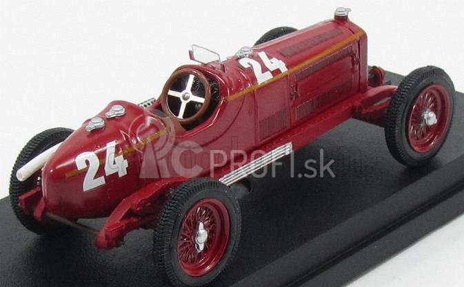 Rio-models Alfa romeo P3 Spider N 24 Monaco Gp 1932 B.boracchini 1:43 Červená