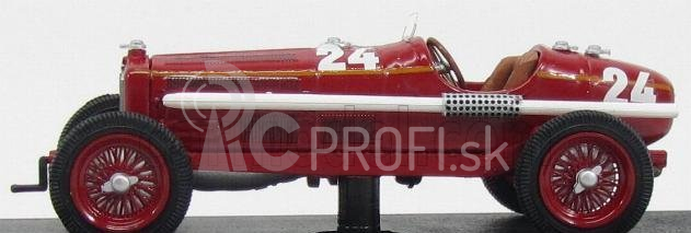 Rio-models Alfa romeo P3 Spider N 24 Monaco Gp 1932 B.boracchini 1:43 Červená