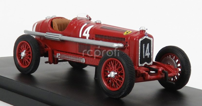 Rio-models Alfa romeo P3 Tipo B N 14 Winner Pau Gp 1935 T.nuvolari 1:43 Červená