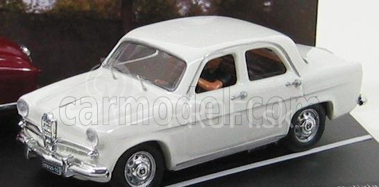 Rio-models Alfa romeo Set Alt Polizia 1956 - 1900 - Giulietta s figúrkami 1:43 Bordeaux White