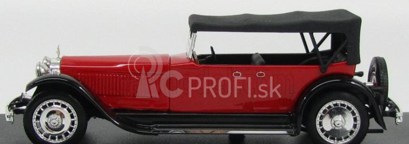 Rio-models Bugatti Type 41 Royale Torpedo Cabriolet Uzavretý 1927 1:43 Červená čierna