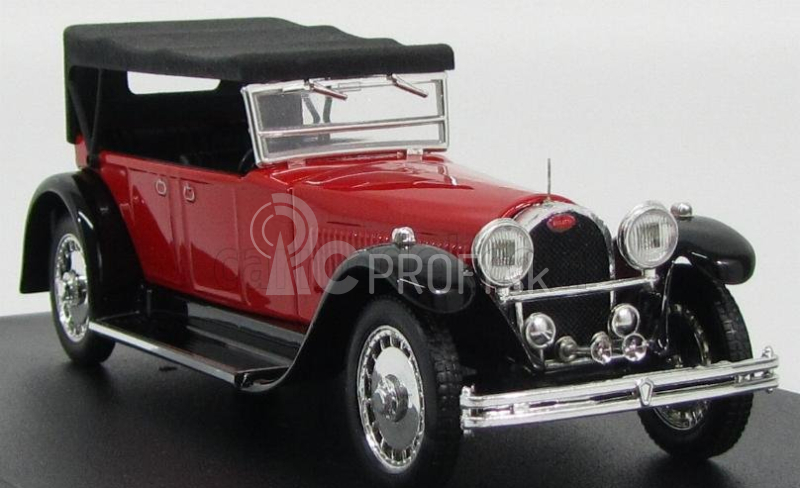 Rio-models Bugatti Type 41 Royale Torpedo Cabriolet Uzavretý 1927 1:43 Červená čierna