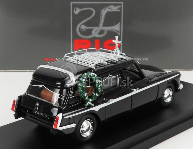 Rio-models Citroen Ds19 Break Carro Funebre - pohrebné auto s rakvou 1963 1:43 Black