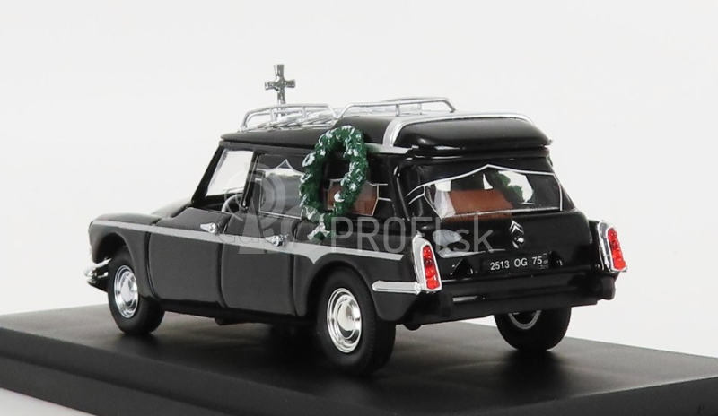 Rio-models Citroen Ds19 Break Carro Funebre - pohrebné auto s rakvou 1963 1:43 Black