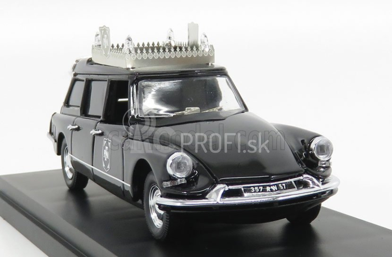 Rio-models Citroen Ds19 Break Pohrebné auto - Carro Funebre - pohrebný voz - 1963 1:43 čierna