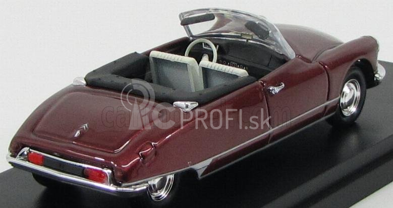 Rio-models Citroen Ds19 Cabriolet 1962 1:43 Red Met