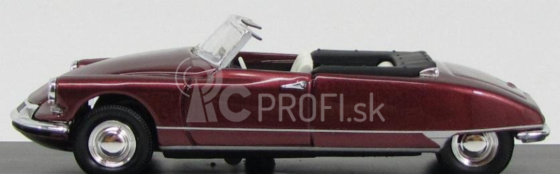 Rio-models Citroen Ds19 Cabriolet 1962 1:43 Red Met