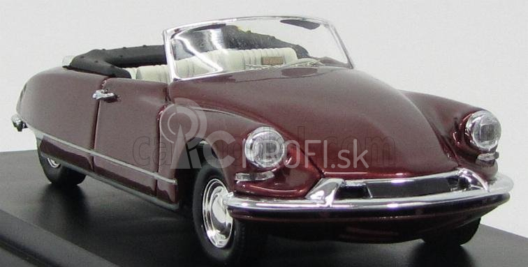 Rio-models Citroen Ds19 Cabriolet 1962 1:43 Red Met