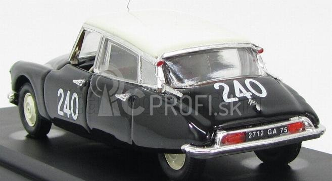 Rio-models Citroen Ds19 N 240 Mille Miglia 1957 Zore - Dubessay 1:43 Black Ivory