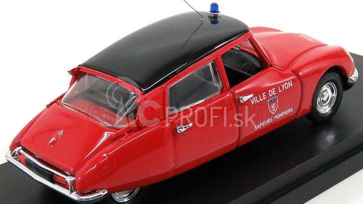 Rio-models Citroen Ds19 Pompiers De Ville De Lyon 1956 1:43 Červená