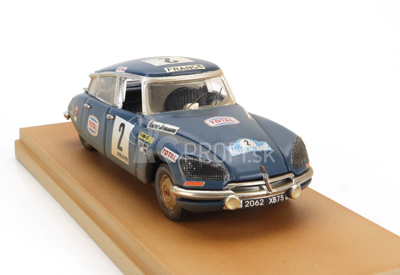 Rio-models Citroen Ds21 N 2 4th Rally Marocco Dirty Version 1971 Bob Neiret - Jacques Terramorsi 1:43 Modrá