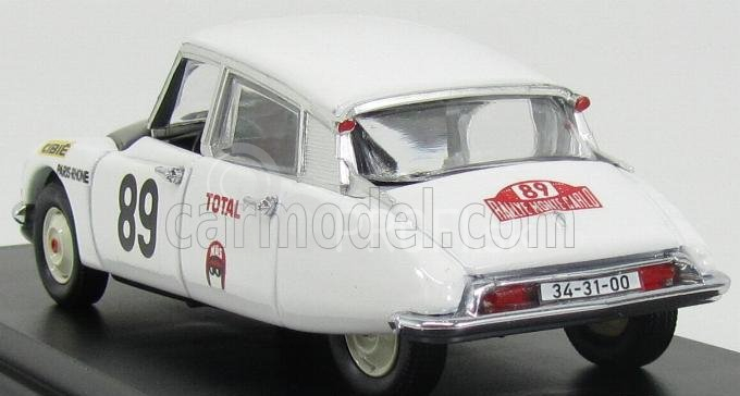 Rio-models Citroen Ds21 N 89 Rally Montecarlo 1970 Marcus - Bryde - Braein 1:43 biela čierna