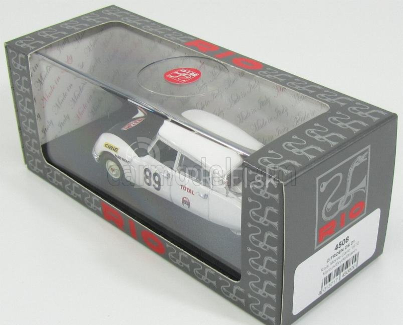 Rio-models Citroen Ds21 N 89 Rally Montecarlo 1970 Marcus - Bryde - Braein 1:43 biela čierna