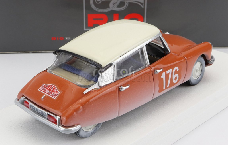 Rio-models Citroen Id19 N 176 Víťaz Rally Montecarlo 1959 P.coltelloni - P.alexandre 1:43 Červená