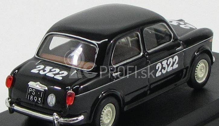 Rio-models Fiat 1100/103 N 2322 Mille Miglia 1955 Tagliani - De Angelis 1:43 Black