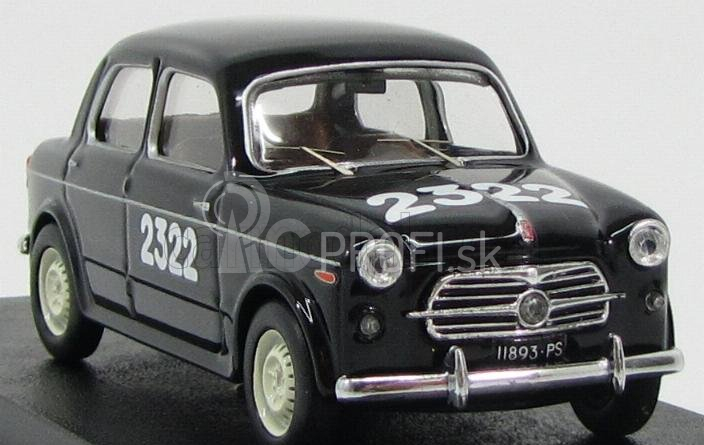 Rio-models Fiat 1100/103 N 2322 Mille Miglia 1955 Tagliani - De Angelis 1:43 Black