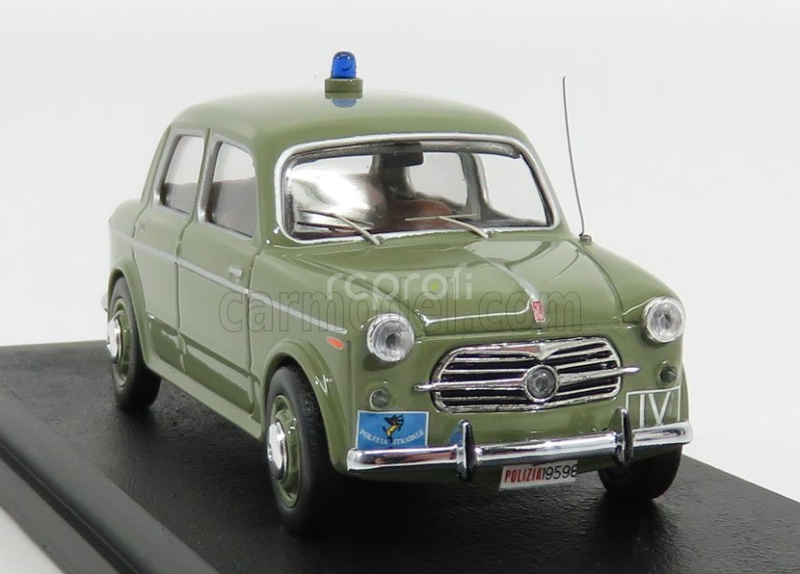 Rio-models Fiat 1100/103 Polizia 1954 1:43 Zelená