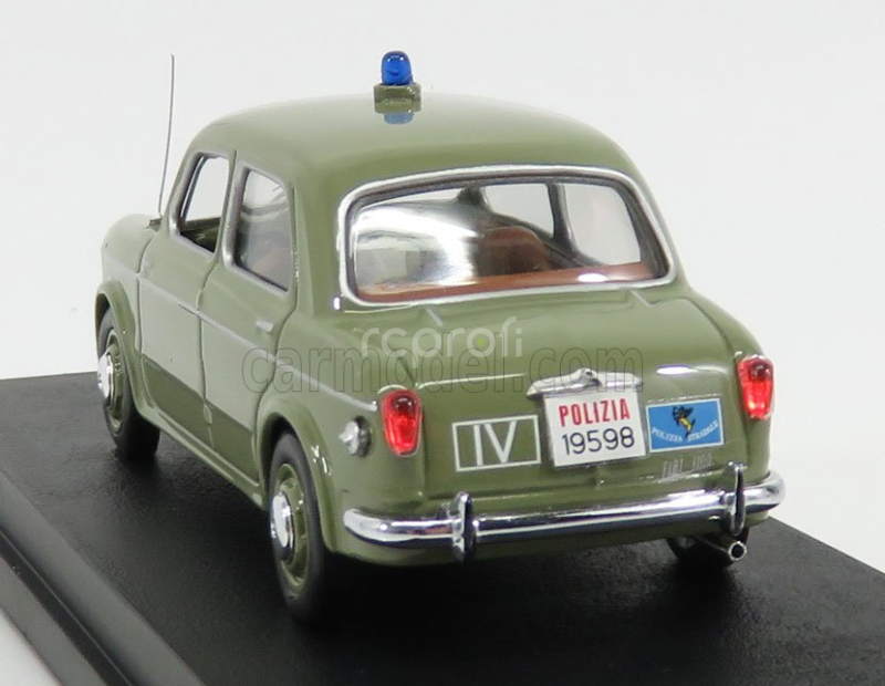 Rio-models Fiat 1100/103 Polizia 1954 1:43 Zelená