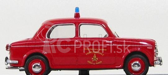 Rio-models Fiat 1100/103 T.v. Vigili Del Fuoco 1955 - Hasičské auto 1:43 Červená