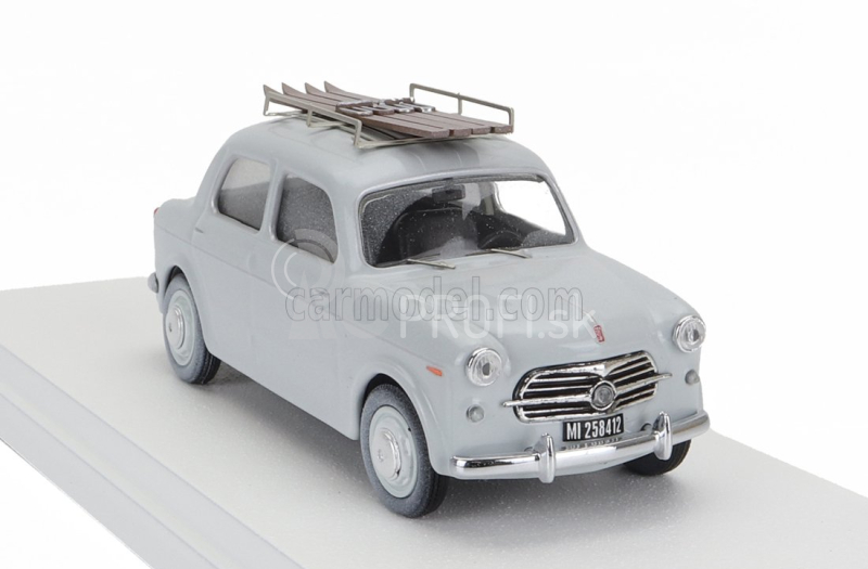 Rio-models Fiat 1100 Vacanze Invernali - Zimná dovolenka 1957 1:43 Sivá