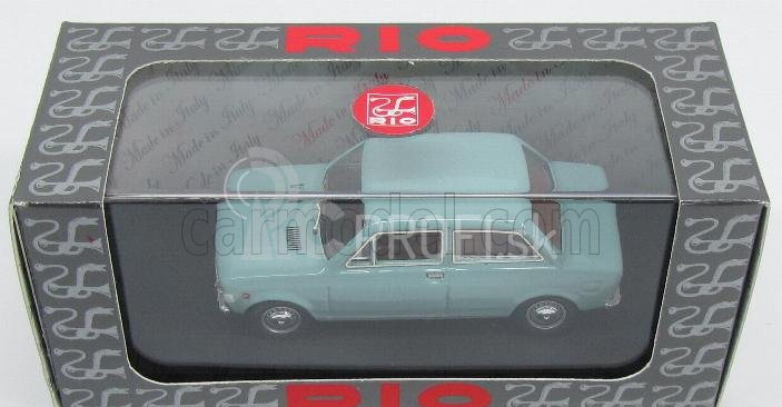 Rio-models Fiat 128 2-dverový 1969 1:43 Garda Light Blue