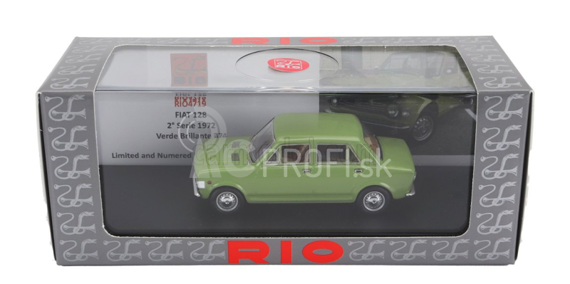 Rio-models Fiat 128 2-series 1972 1:43 Verde Brillante Green