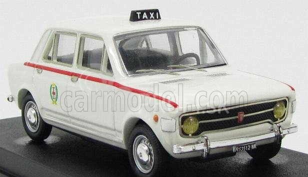 Rio-models Fiat 128 4-dverový Taxi Milano 1972 1:43 Biela