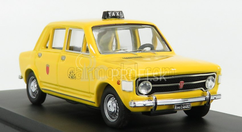 Rio-models Fiat 128 4-dverový Taxi Roma 1971 1:43 Žltá