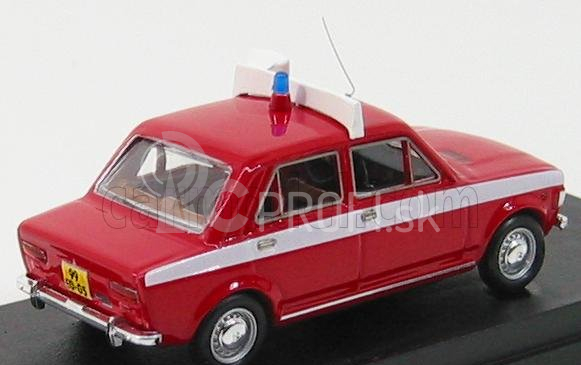 Rio-models Fiat 128 4 Porte Holandskí hasiči - Hasičské auto - Vigili Del Fuoco 1:43 Červená