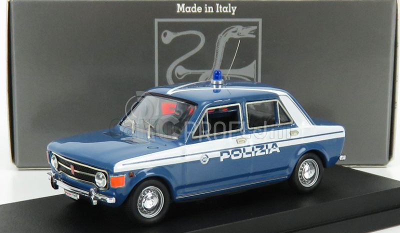 Rio-models Fiat 128 4 Porte Polizia Stradale 1970 1:43 Svetlo modrá biela