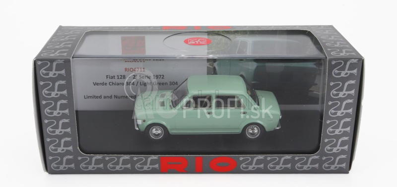 Rio-models Fiat 128 Ii Series 1972 1:43 Svetlozelená