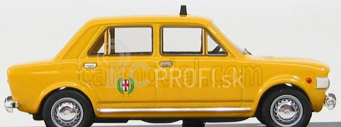 Rio-models Fiat 128 Taxi Milano 1971 - 4 Porte - 4 Dvere 1:43 Žltá