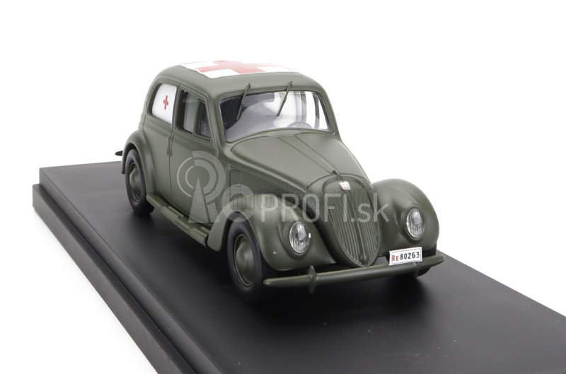 Rio-models Fiat 1500 Ambulanza Servizio Sanita' Militare 1940 1:43 Vojenská sivá