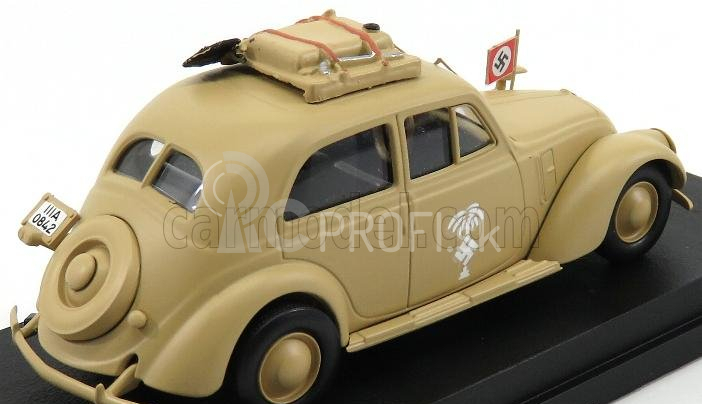 Rio-models Fiat 1500 Deutsche Afrika Korps Service 1941 1:43 Žltá vojenská