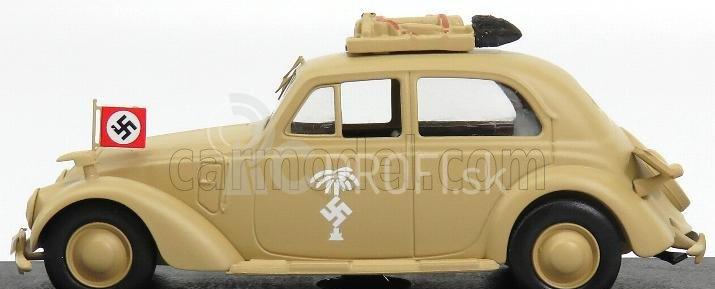 Rio-models Fiat 1500 Deutsche Afrika Korps Service 1941 1:43 Žltá vojenská