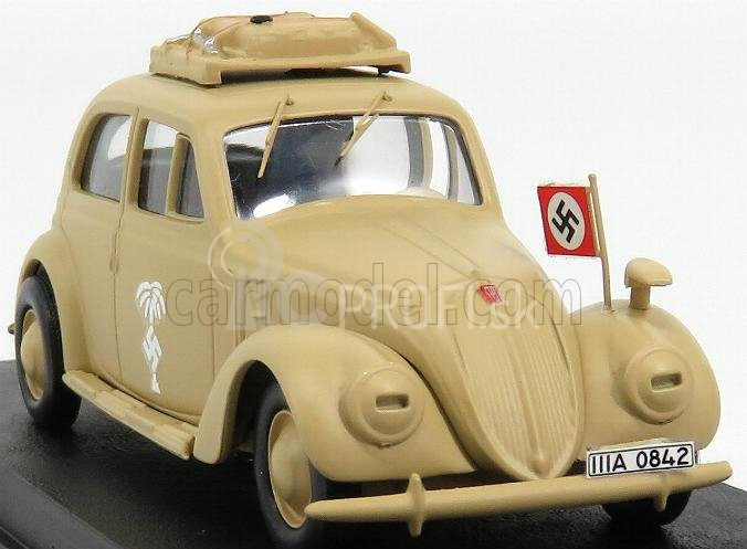 Rio-models Fiat 1500 Deutsche Afrika Korps Service 1941 1:43 Žltá vojenská