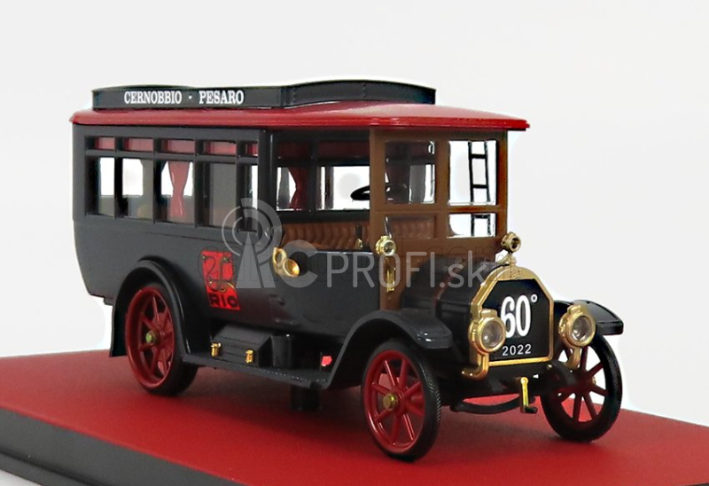 Rio-models Fiat 18bl Bus 1922 - 60. výročie Rio-models 1962-2022 1:43 čierna červená