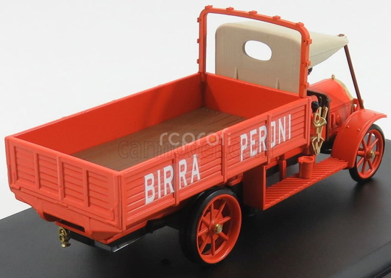 Rio-models Fiat 18bl Truck Birra Peroni 1915 1:43 Oranžová