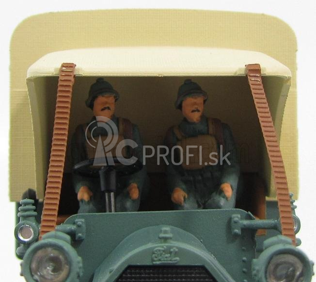 Rio-models Fiat 18bl Truck Telonato Esercito Italiano 1915 - 100. výročie La Grande Guerra 1:43 Vojenská zelená