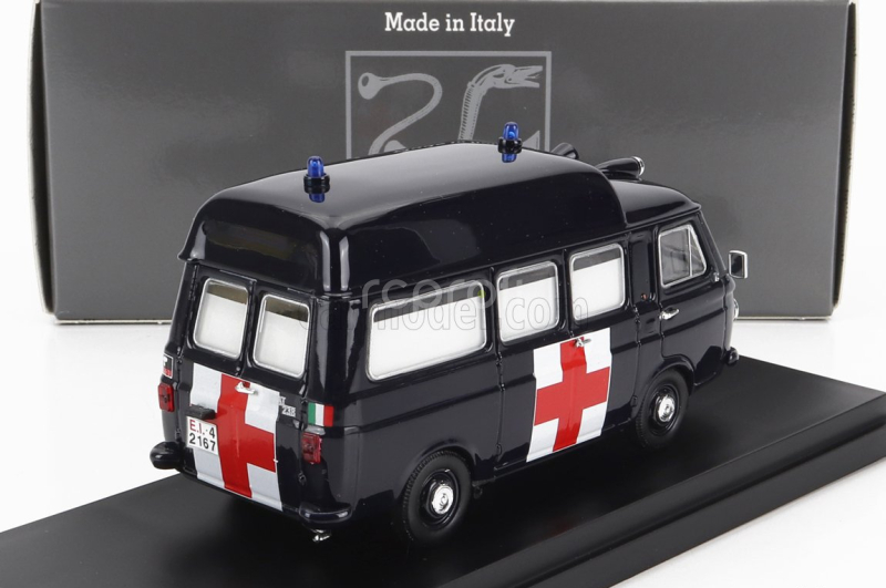 Rio-models Fiat 238 Ambulanza Carabinieri 1970 1:43 Tmavomodrá