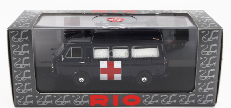 Rio-models Fiat 238 Ambulanza Carabinieri 1970 1:43 Tmavomodrá