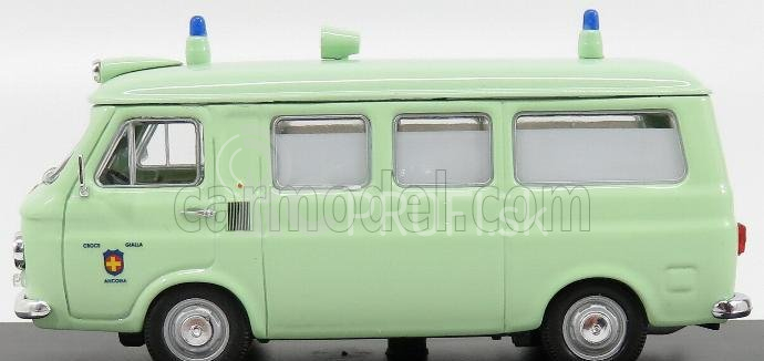 Rio-models Fiat 238 Ambulanza Croce Gialla Ancona 1970 1:43 Svetlozelená