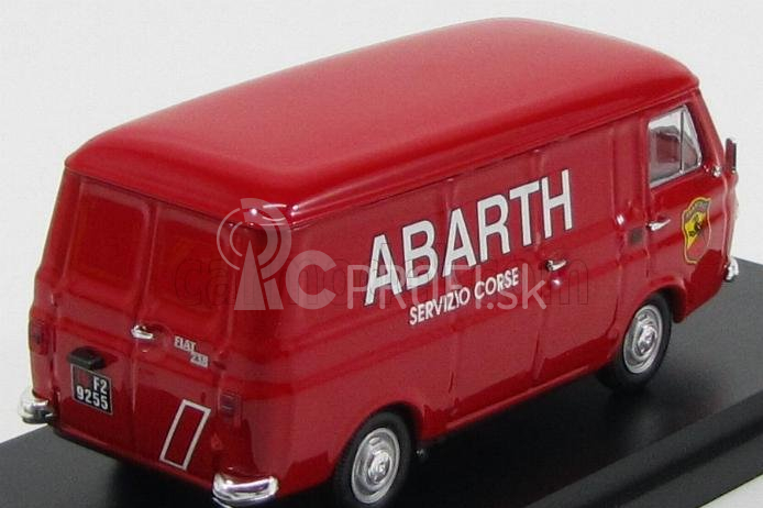 Rio-models Fiat 238 Van Abarth Servizio Corse 1970 1:43 Červená