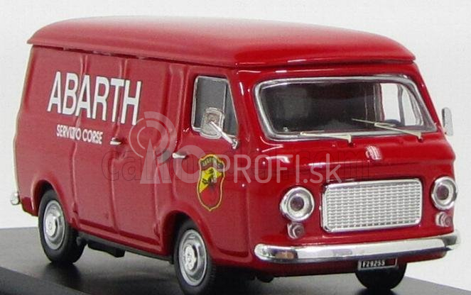 Rio-models Fiat 238 Van Abarth Servizio Corse 1970 1:43 Červená