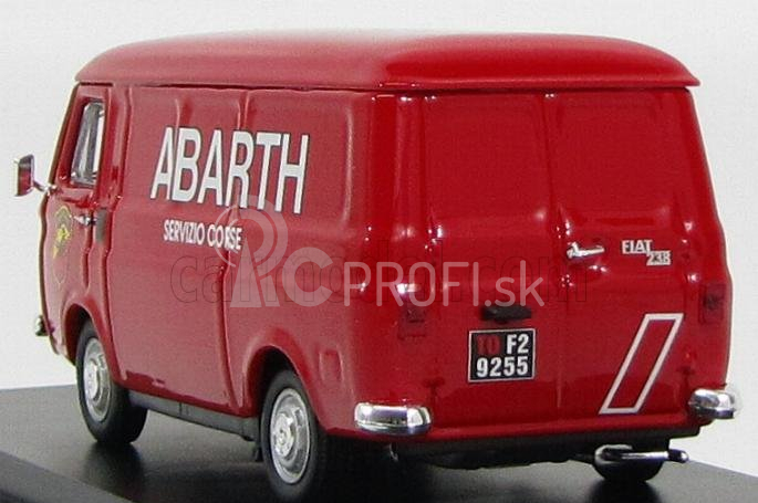 Rio-models Fiat 238 Van Abarth Servizio Corse 1970 1:43 Červená