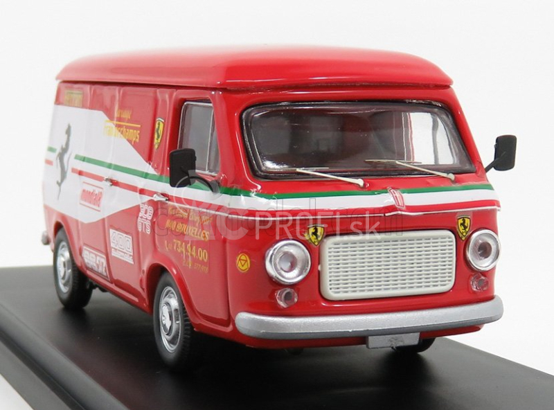 Rio-models Fiat 238 Van Assistance Ferrari Francorchamps 1972 1:43 červená biela