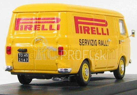 Rio-models Fiat 238 Van Assistenza Clienti Rally Pirelli 1971 1:43 Žltá
