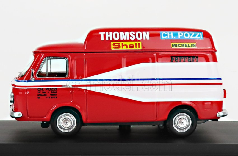 Rio-models Fiat 238 Van Assistenza Corse Ferrari Ch Pozzi 24h Le Mans 1978 1:43 červená biela